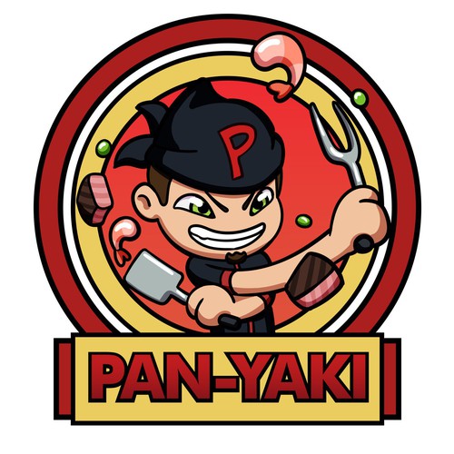 Pan-Yaki Logo Design