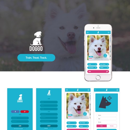 Doggo iPhone App Screens