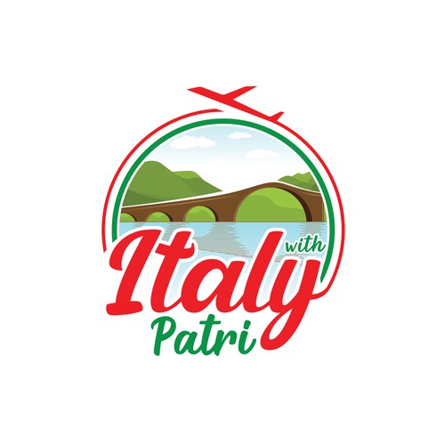 Creative design for a blog on moving to Italy