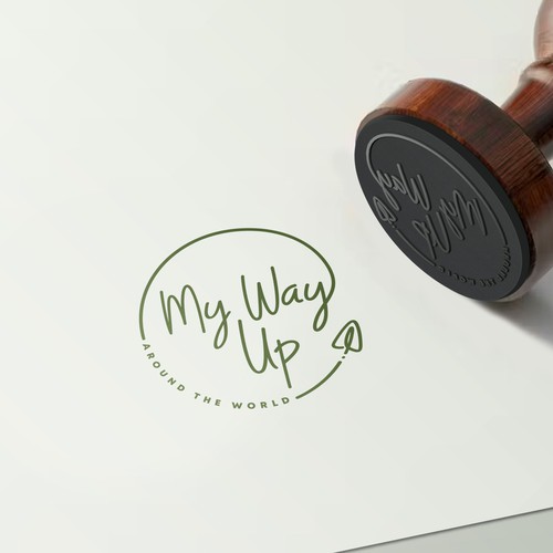 A creative logo that inspires travelers to craft the insights of exploring the world