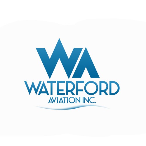 Create a smooth, modern, and memorable look for Waterford Aviation, Inc.
