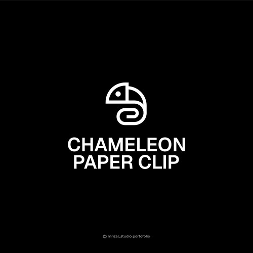 CHAMELON + PAPER CLIP LOGO DESIGN