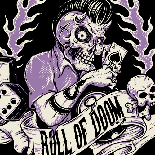 roll of doom T-shirt design 