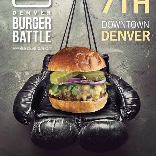 Create a flyer for a burger event