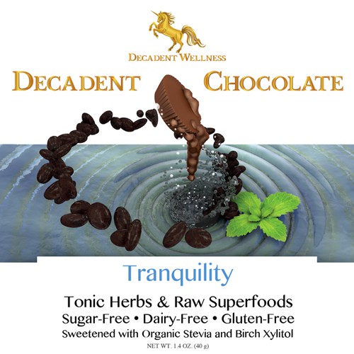 Delicious Chocolate Illustration needed for Healthy Chocolate Company- Decadent Wellness