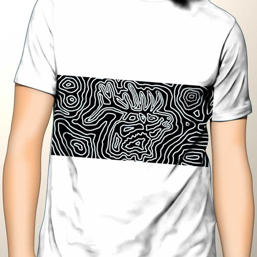 T-shirt illustration for 'Parallel 46'