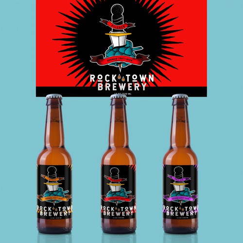 Rock Bottle Label 
