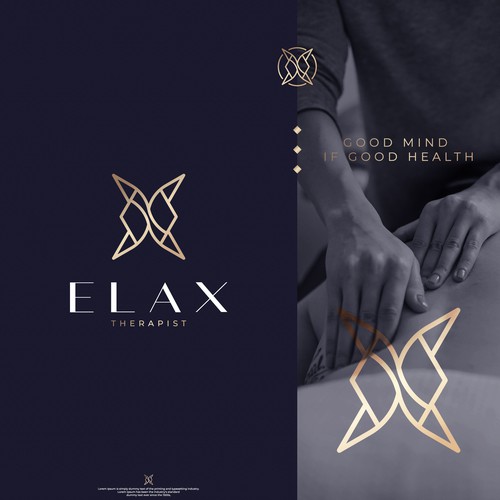 'Elax' Therapist Logo Design 