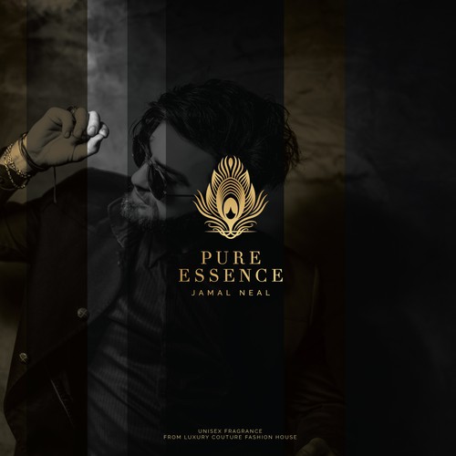 An abstract logo for perfume brand, Pure Essence by Jamal Neal