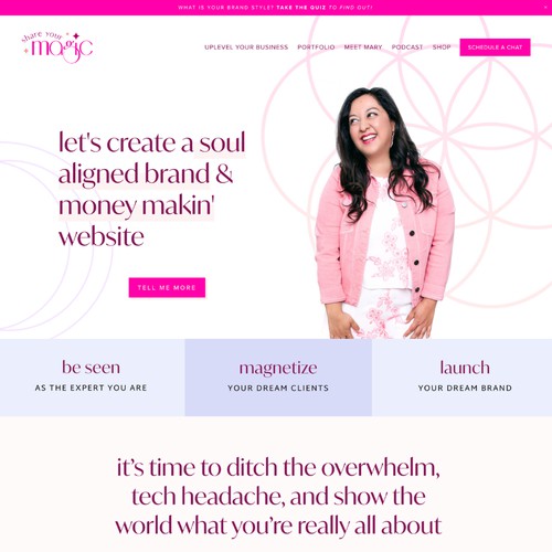 Share Your Magic | Squarespace Designer for Holistic Wellness Businesses