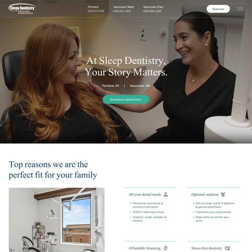 Modern Family Dental Website