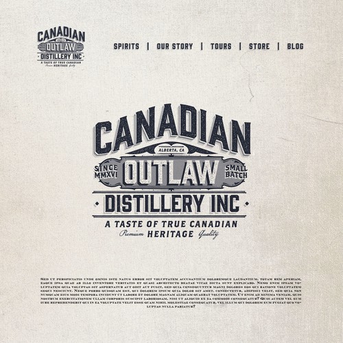 Candadian Outla Distillery / Logo