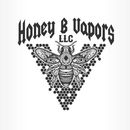 Logo for Honey B Vapors 