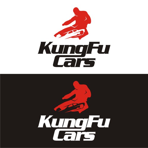 logo concept for kungfu cars