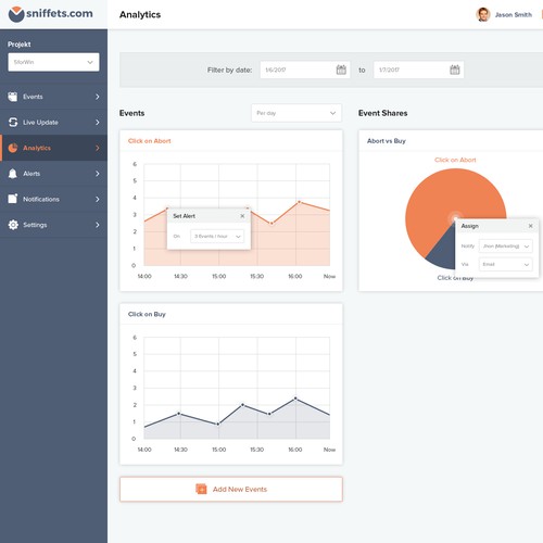 Design a fresh Analytics Dashboard (Desktop / Web-App)