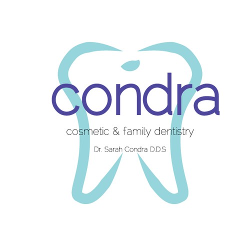 Modern logo for a dentist