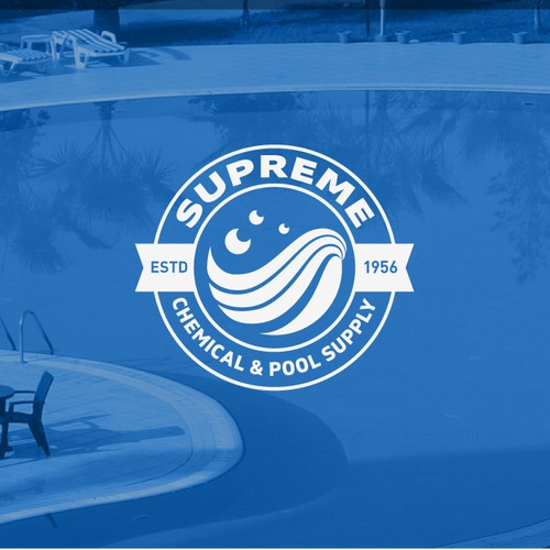 Bold Logo Concept For Swimming Pool chemical Equipment & Supplies Retailer