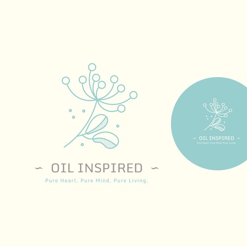 The logo with the theme of the oils