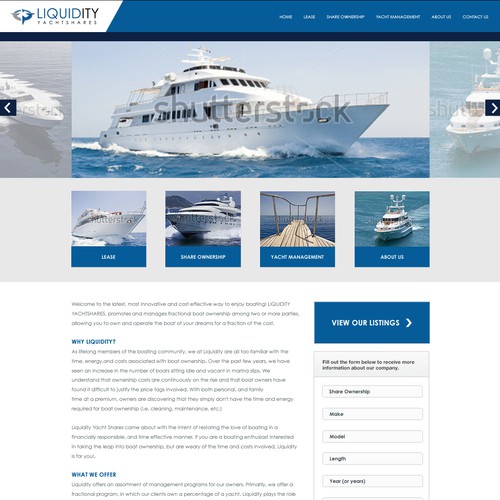 Private Luxury Yacht Shares Website