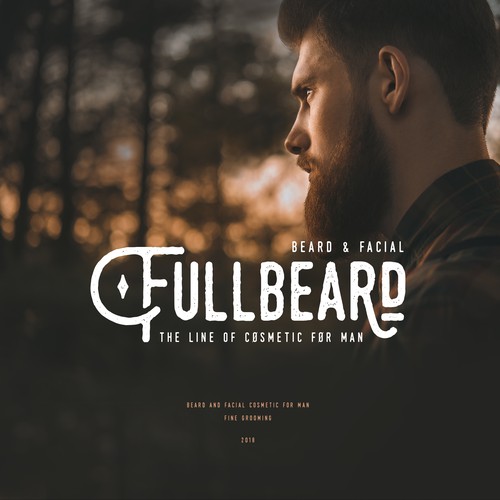 Logo design for Beard & facial cosmetics by FULLBEARD