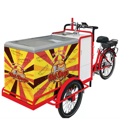 Hot Dog Cart Wrap
