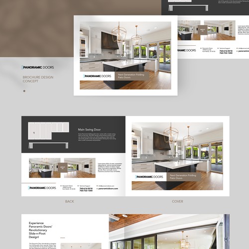 Brochure Design for Panoramic Doors