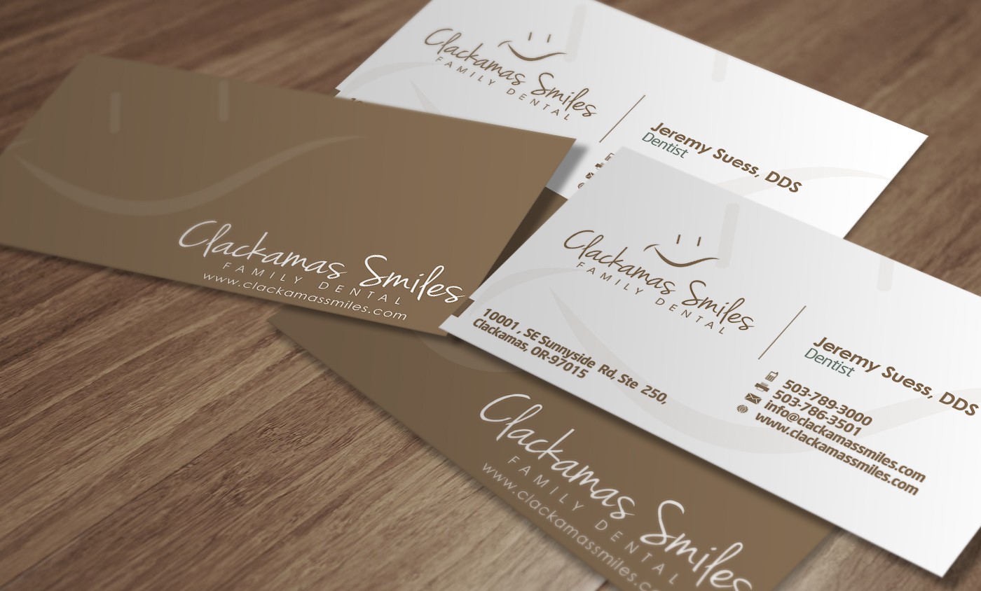 Help Clackamas Smiles Family Dental with a new stationery