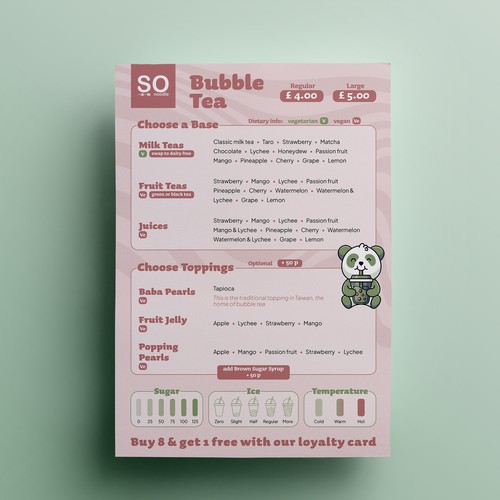 Menu Design