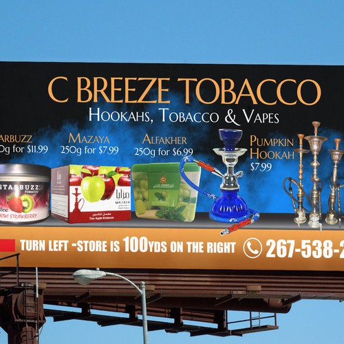 C Breeze Tobacco Billboard