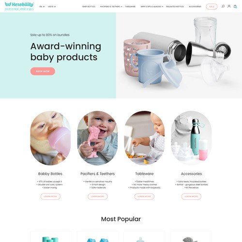 Website for baby products