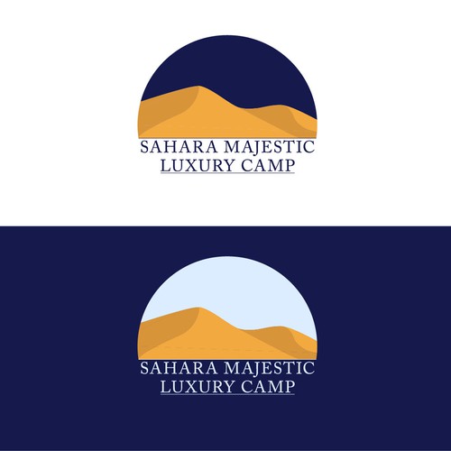 Logo concept for a Saharan camp in Morocco