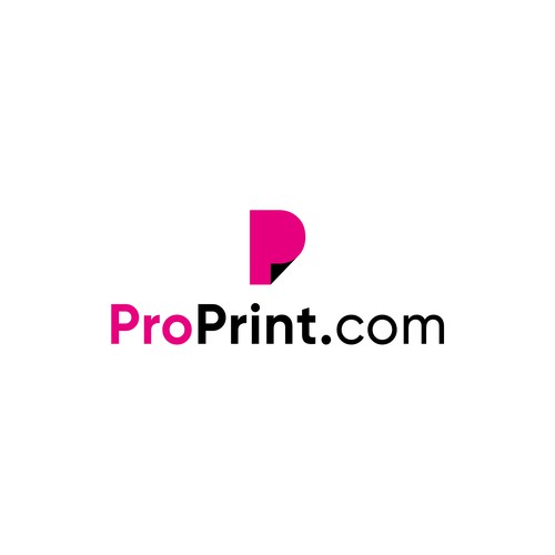 Smart letter logo for ProPrint.com