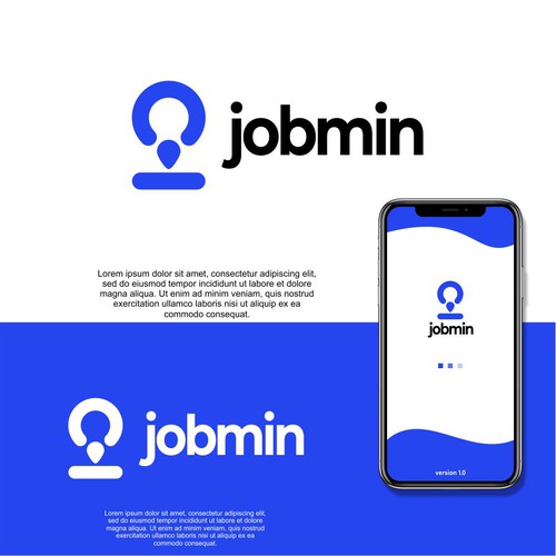 Logos for job search applications or HR management
