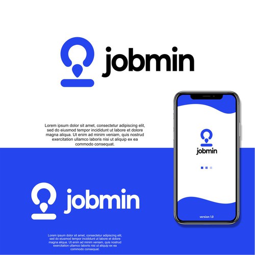 Logos for job search applications or HR management