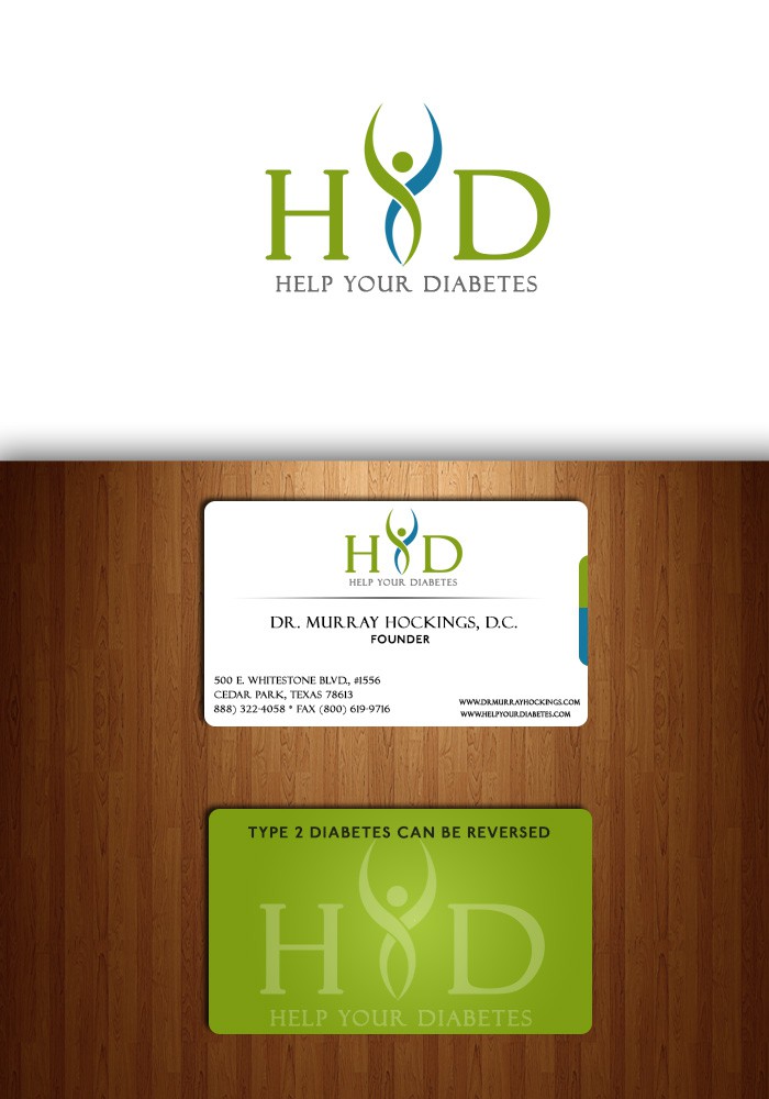 Help Help Your Diabetes with a new logo and business card