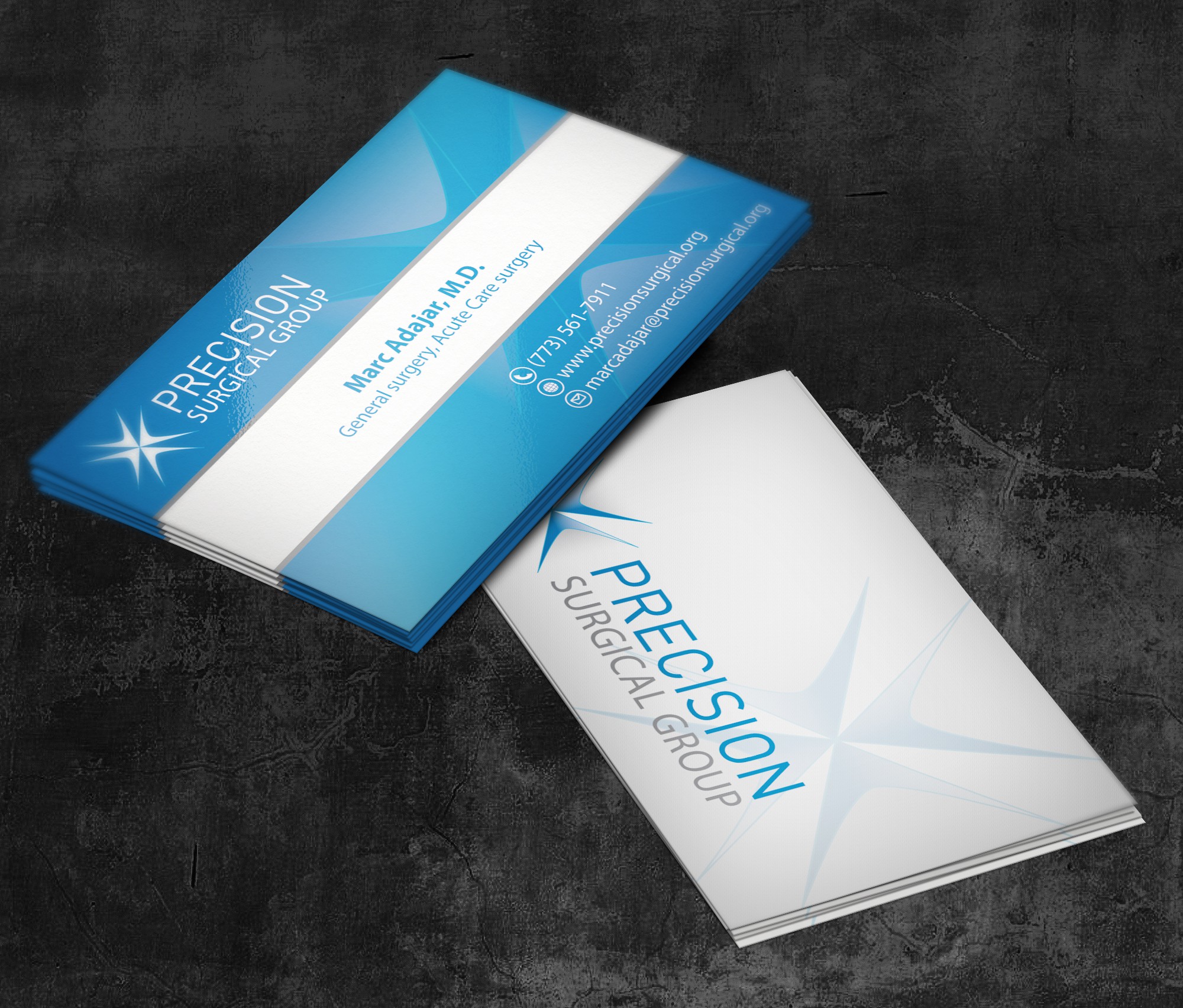 Help Precision Surgical Group with a new business card!