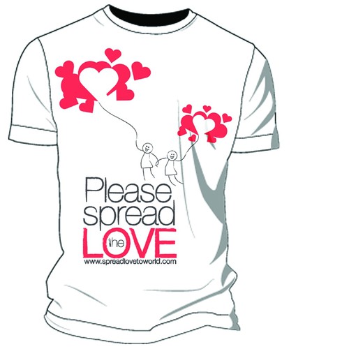 Spread the LOVE tshirt global positive message