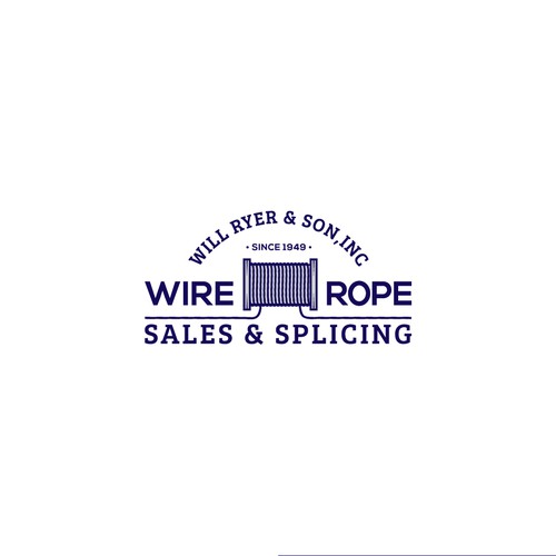 Classic industrial logo for Wire Rope