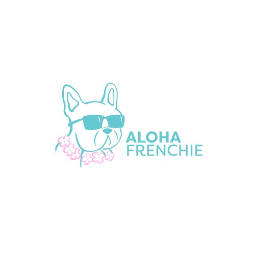 Logo concept for a French Bulldog Boutique.