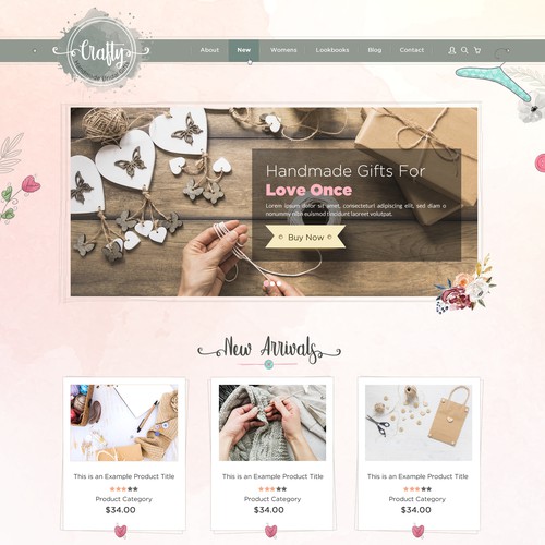 Rustic Ecommerce design