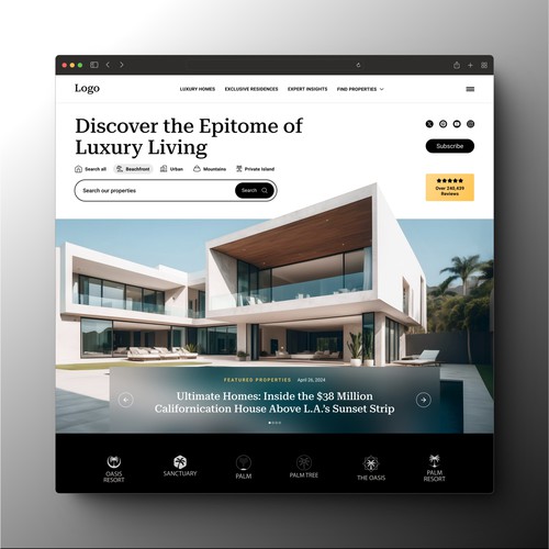 Luxury Living Website