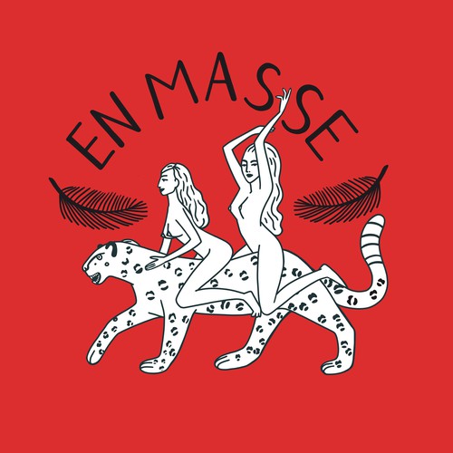 A character illustration for men's clothing brand