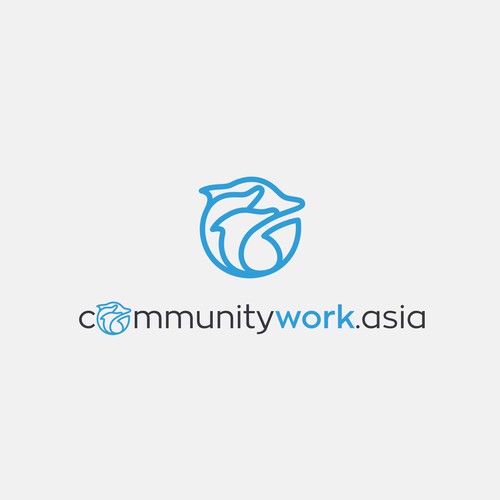 Simple logo for work community