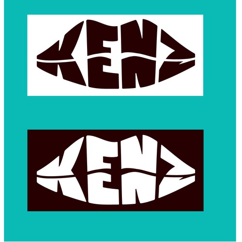 logo for "kenz" chocolate brand