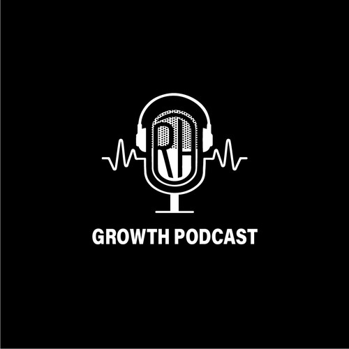 "RH" GROWTH PODCAST LOGO DESIGN