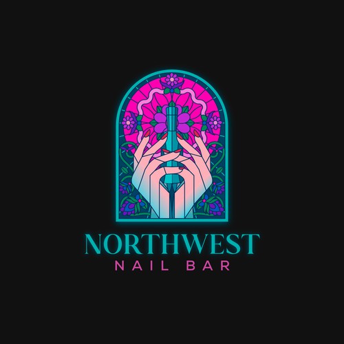 Brand identity: Victorian botanical dreamscape nail bar!