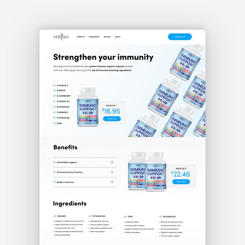New Age immunity support