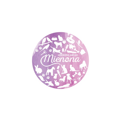 Logo for Mienona Petsitting business