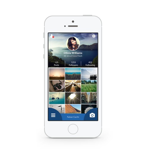 Layout for Video/Picture Social App