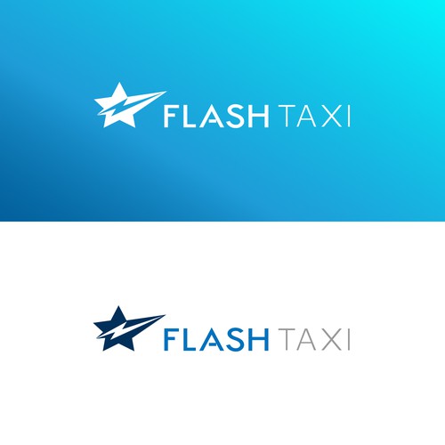 logo for flash taxi company